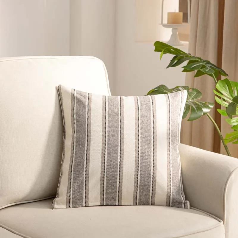 40/45cm Linen Solid Color Cushion Cover Abstract Pillow Cover Home Sofa Plaid Stripe Wave Geometric Pillow Case Home Decor