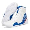 Scarpe da Wrestling Sportive da Uomo Leggere per Allenamento all'Aperto in Palestra Scarpe da Boxe Nero Bianco Taglia Grande