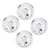 4 Pcs 8 Inch Golf Cart Hub Caps Chrome Plated Wheel Covers Rim Protector for EZ?GO Golf Cart