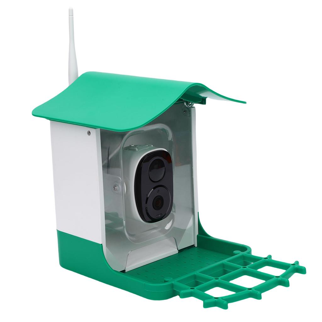 Solar Smart Bird Feeder with Camera Solar Panel HD Video Birds House Weatherproof for Effortless Bird Watching