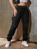European & American Women's Tactical Cargo Pants - Summer Sports Style, Drawstring Casual Wear.