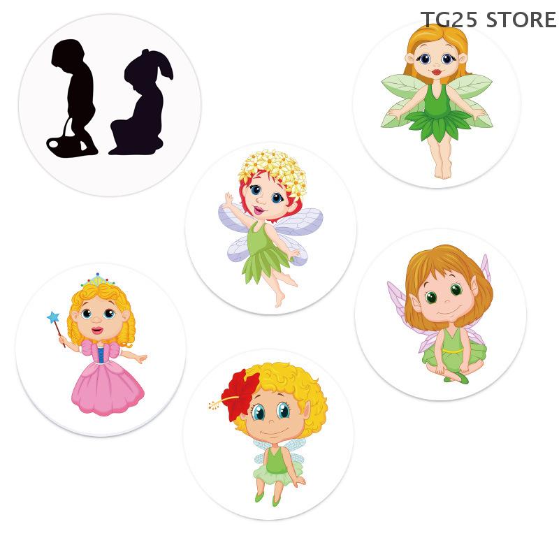 5 Pezzi/set Adesivi Decorativi a Tema Pipì per Vasino Cartoni Animati Adesivi Che Cambiano Colore per Bambini Adesivi per l'Addestramento al Vasino per Bambini Piccoli