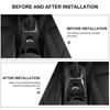 Carbon Fiber Console Gear Shift Cup Panel Decor Cover Trim For Jeep Renegade 18+