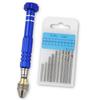 Precision Pin Vise with 10 20 Hand Hole Craft Model Crafts Drill, 0.5mm - 2.5mm, Sizes, Blades, Set, Drill, Making, Tool, Resin, Making,