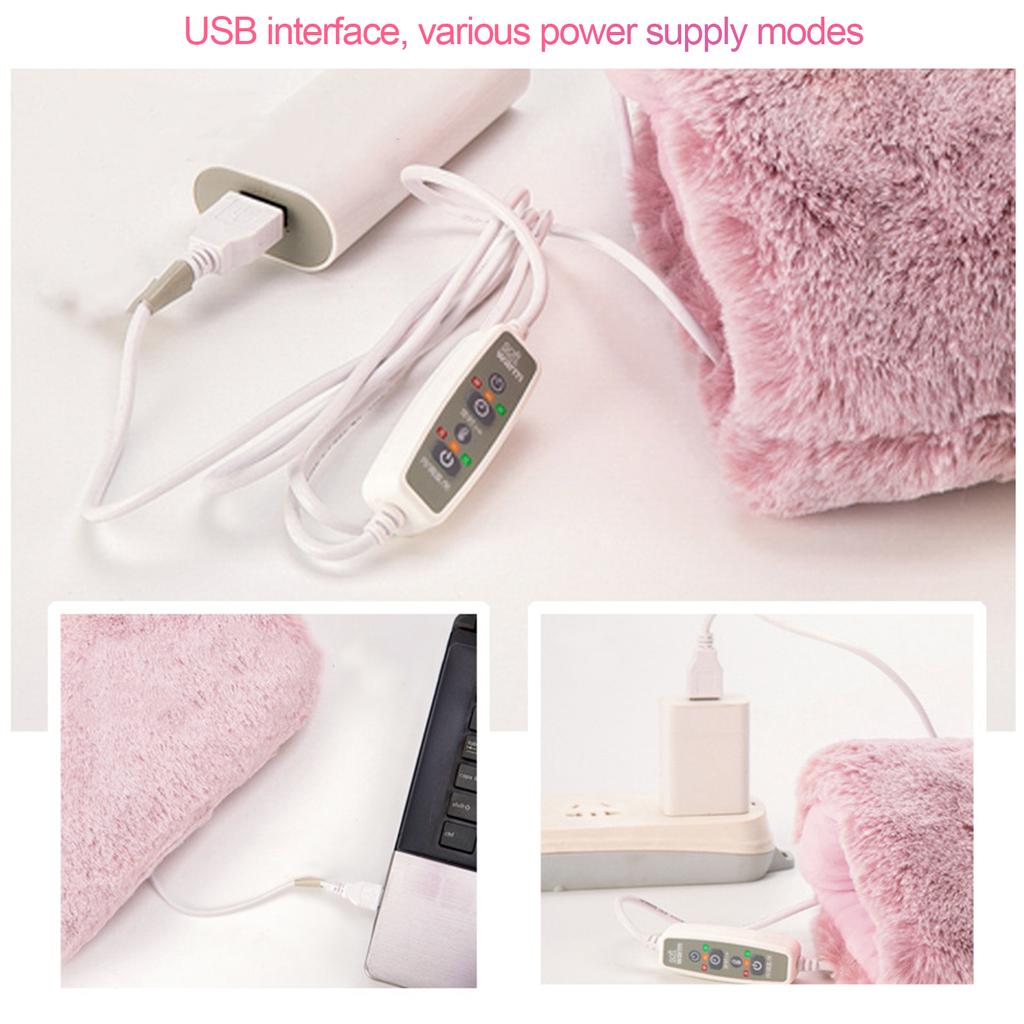Portable Electric Charging Heat Water Bag Folding USB Electric Hot Water Hand Warmer Rechargeable Electric Hot Water Bag