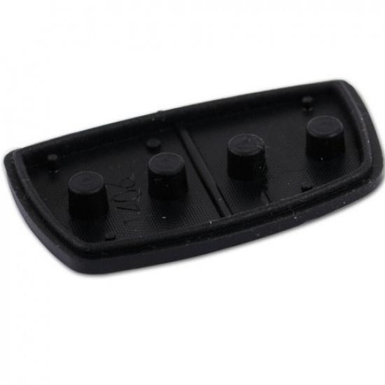 Black Replacement 4 Button Rubber Pad For Hyundai Remote Key Shell Case Cover