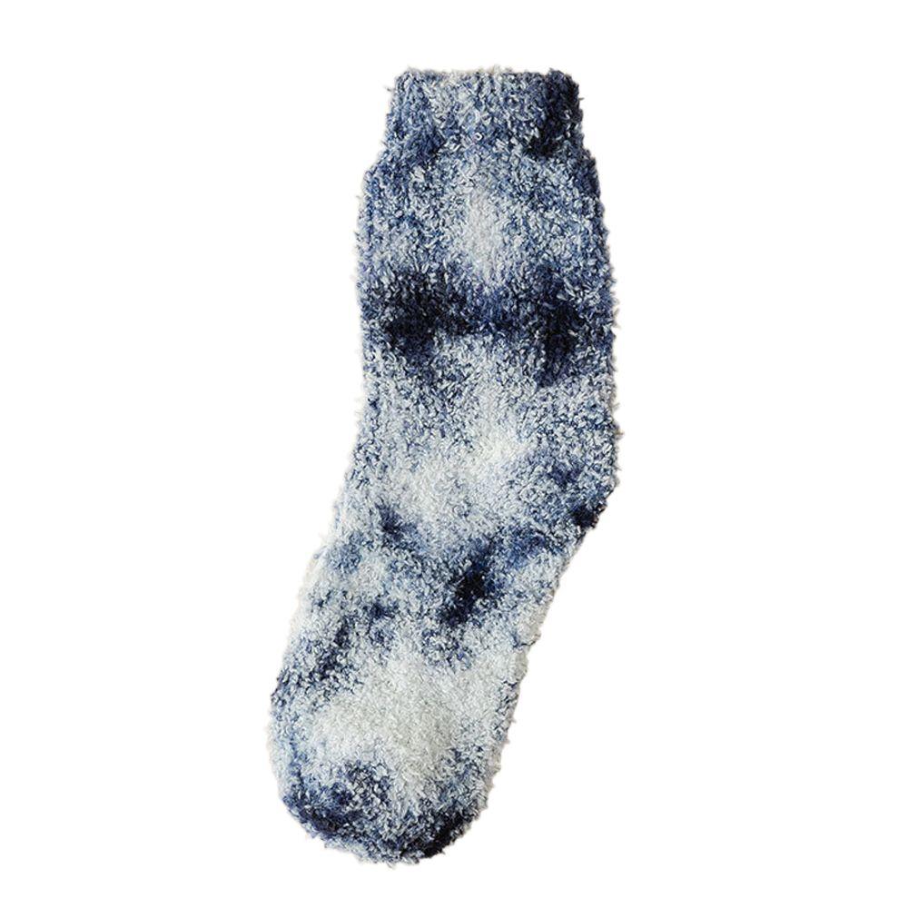 

Indoor Thermal Socks Polyester Apparel Accessories Korean Style Socks Mid Tube Socks Women Socks синий