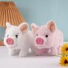 Electric Plush Pig Toy with Lifelike Sound Movable Nose Interactive Walking Pig Plushie Toddlers Simulation Stuffed Animal Toy