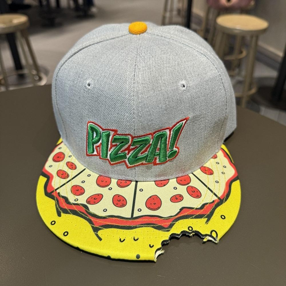 Adjustable Baseball Cap PIZZA Embroidery Snapback Hats High Quality Hip Hop Hats  Unisex