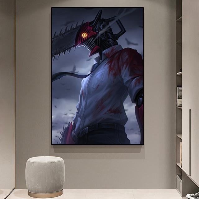 

Японский боевик аниме мультфильм бензопила детская комната арт 21cm×30cm NoFrame