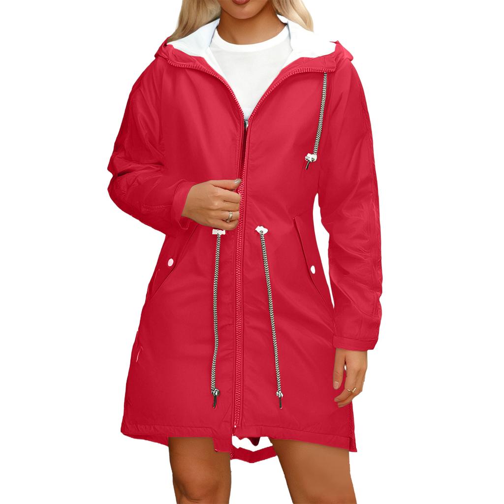 Women's Outdoor Mountaineering Waterproof Hooded Jacket