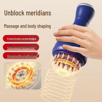 Cross-border Electric Gua Sha Massager with Constant Heat, Red Light, Meridian Comb, and Cupping Features