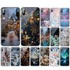 Glass Phone Case For iPhone 17 Pro Max Air 17 16 15 14 13 Pro Max 15 16 Pro 15Plus Winter Christmas Snowflake Case