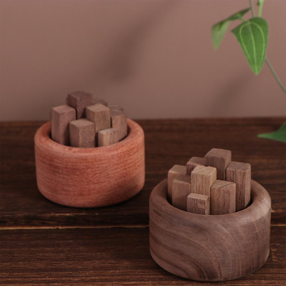 Round Wooden Diffuser Eco-Friendly Wooden Aromatherapy  Home Decoration