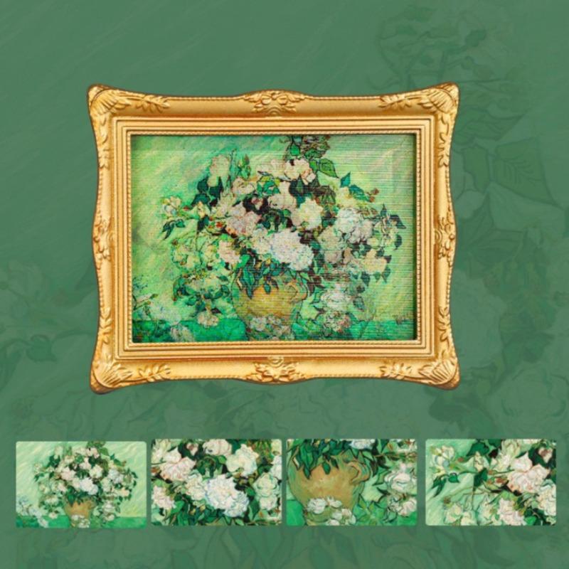 Vincent Van Gogh Paintings Fridge Magnets Sunflowers Impression Sunrise Starry Night Fridge Stickers Home Decor Wedding Gifts