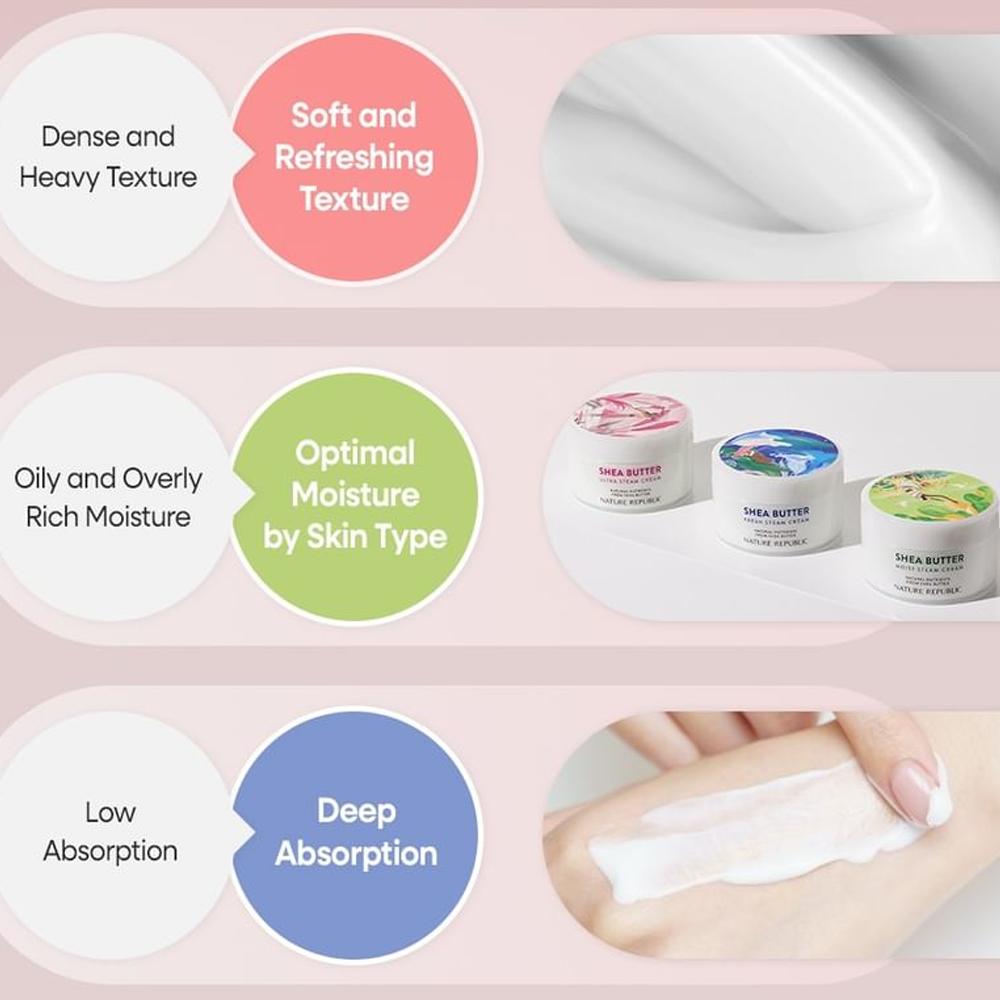 Nature Republic Shea Butter Steam Cream 100ml