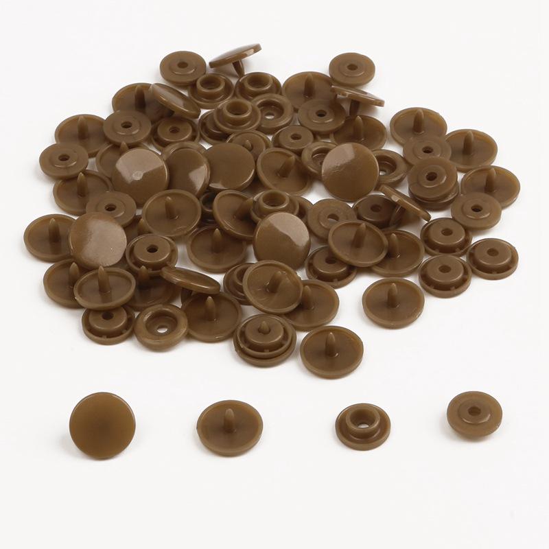 25-Color Resin Snap Button Set for Children's DIY Projects with Installation Tool