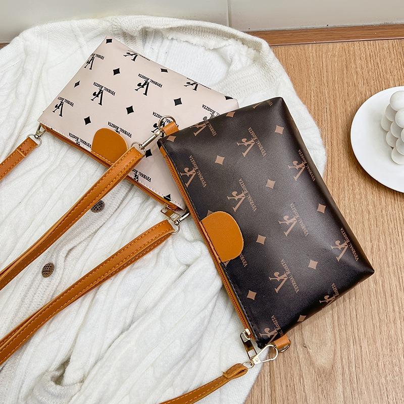 Women's Shoulder Bag New Bag Women's Guangzhou Women's Bag High-end Skin-feeling Fabric Messenger Bag