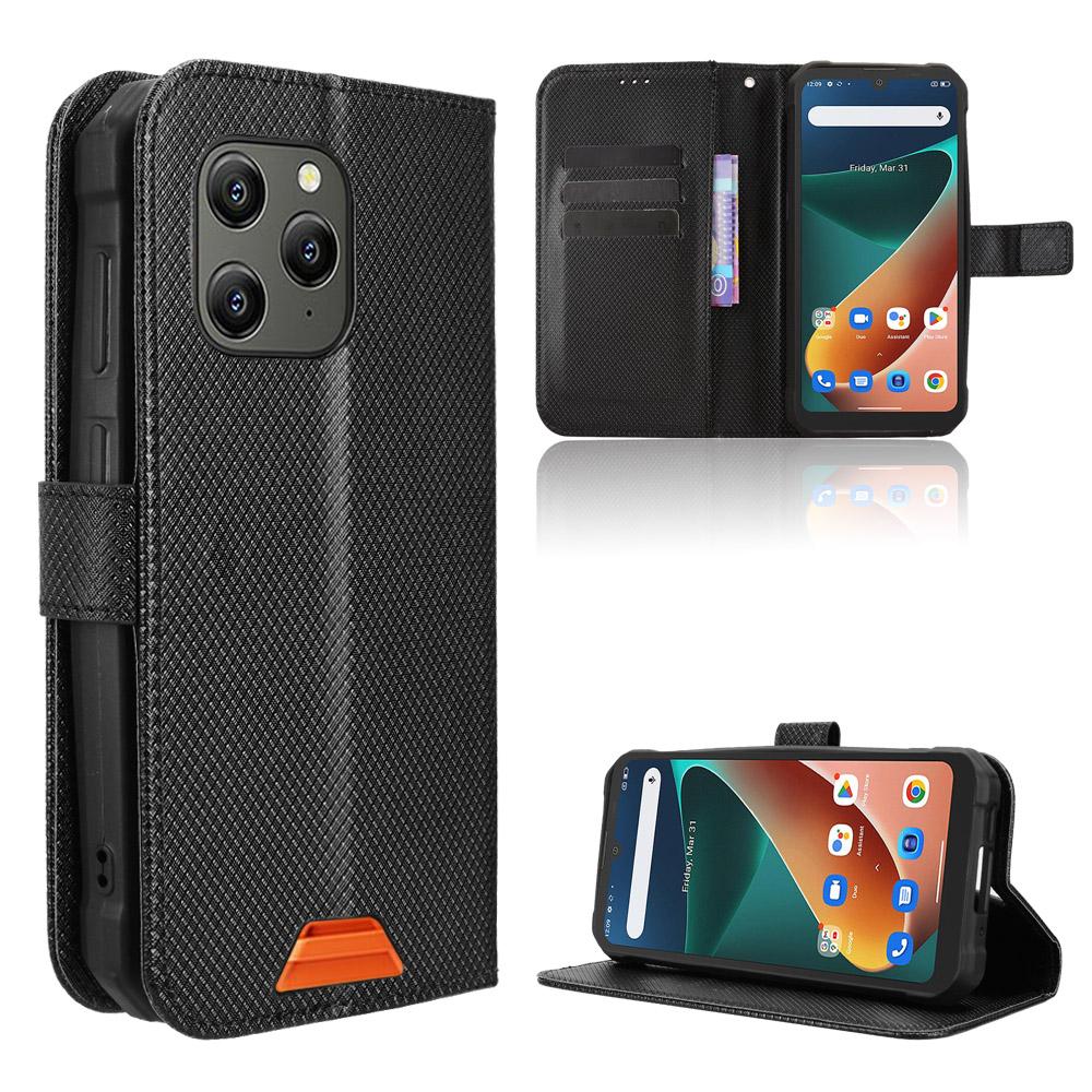 For Blackview BV5300 Pro/Blackview BV5300 Plus/Oscal S70/Oscal S70 Pro/Blackview BV5300 Leather Wallet Case with Strap Diamond Texture Phone Cover