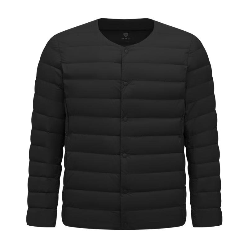Tanboer Men s Lightweight Collarless Duck Down Puffer Jacket 3XL