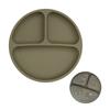 BPA Free Silicone Dining Plate Suction Design Toddler Training Tableware  Children Meals