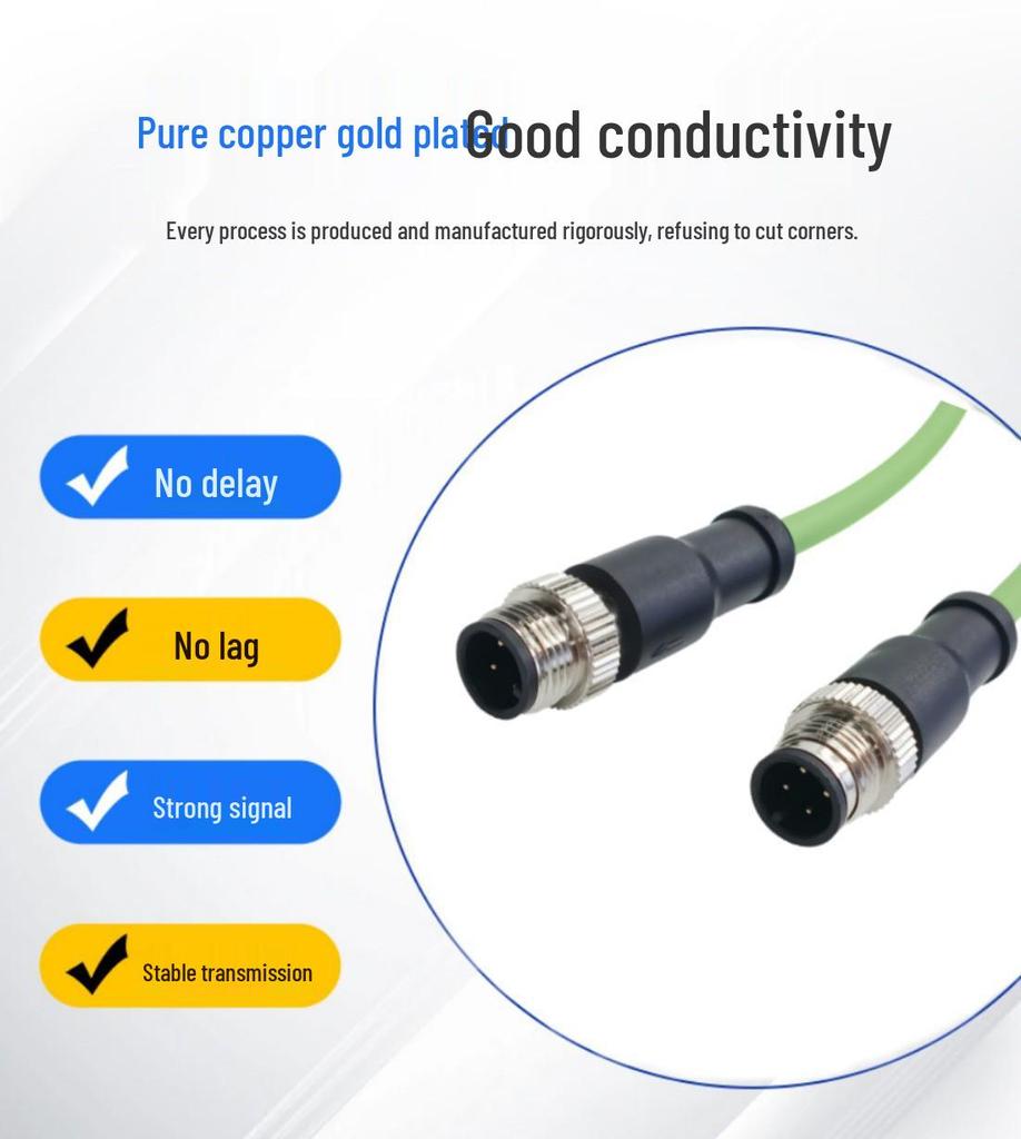 A-type Male Waterproof Four-Core Shielding Wire