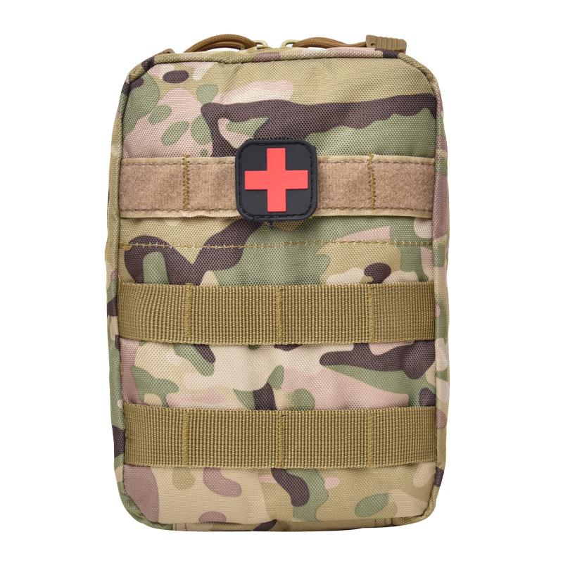 

1Pc Tactical First Aid Kits Medical Bag Emergency Outdoor Army Hunting Car Emergency Camping Survival Tool Military EDC Pouch Gold