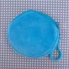 Solid Color ID Card Bag Plush Keychain Wallet New Coin Purse  Travel