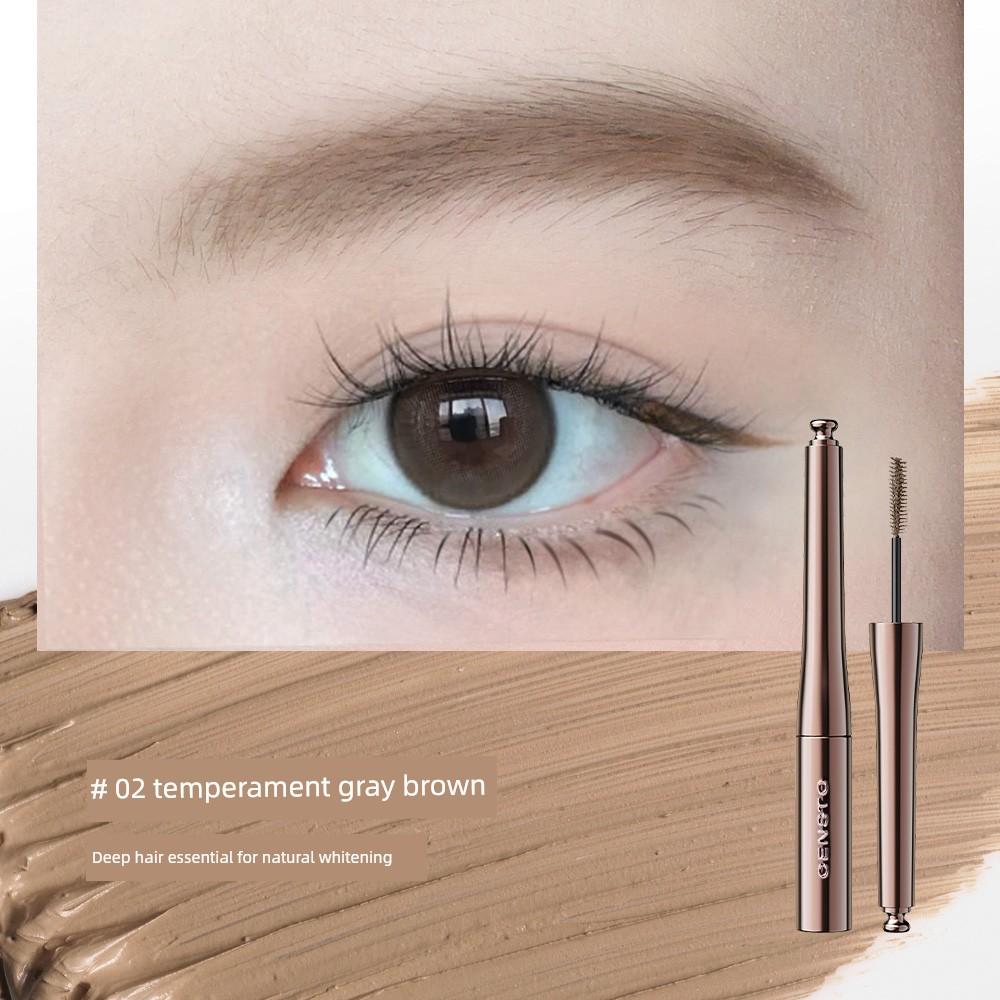 Sanzitang Eyebrow Dye Cream Brown Gentle Korean Style Light Eyebrow Waterproof Sweatproof Red Brown Long-Lasting Wild Eyebrow Beginner Genuine Product