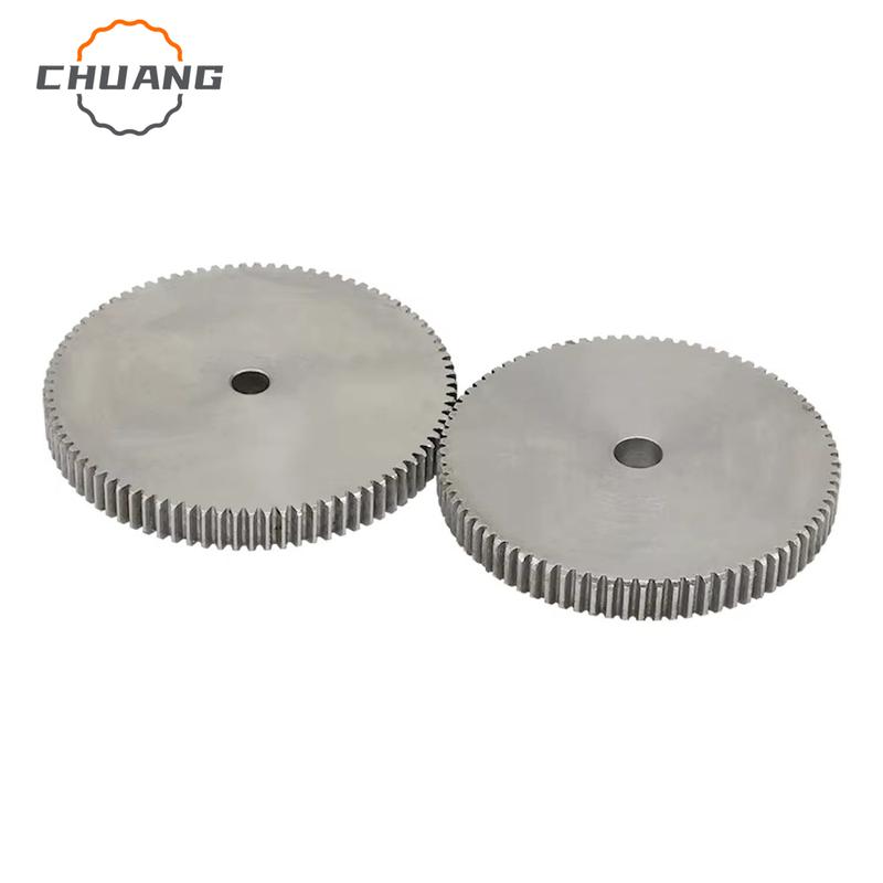 1 M Spur Gear Carbon Steel Material Cylindrical Gear Transmission Accessories 31T/32T/33T/34T/35T/36T/37T/38T/39T/40Teeth SC45#