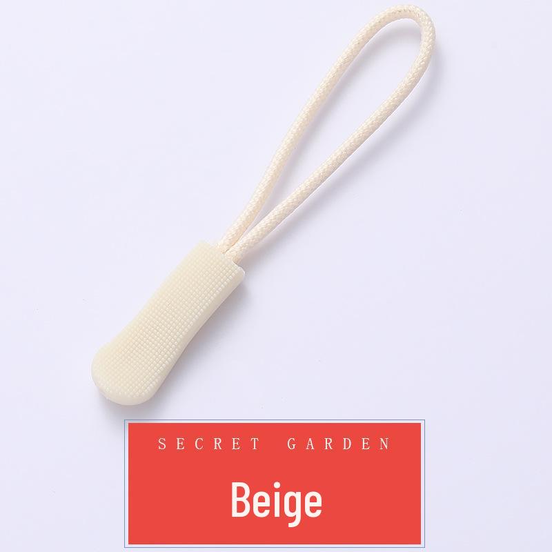 PVC Molded Zipper Pull with Detachable Non-Slip Rope Pendant