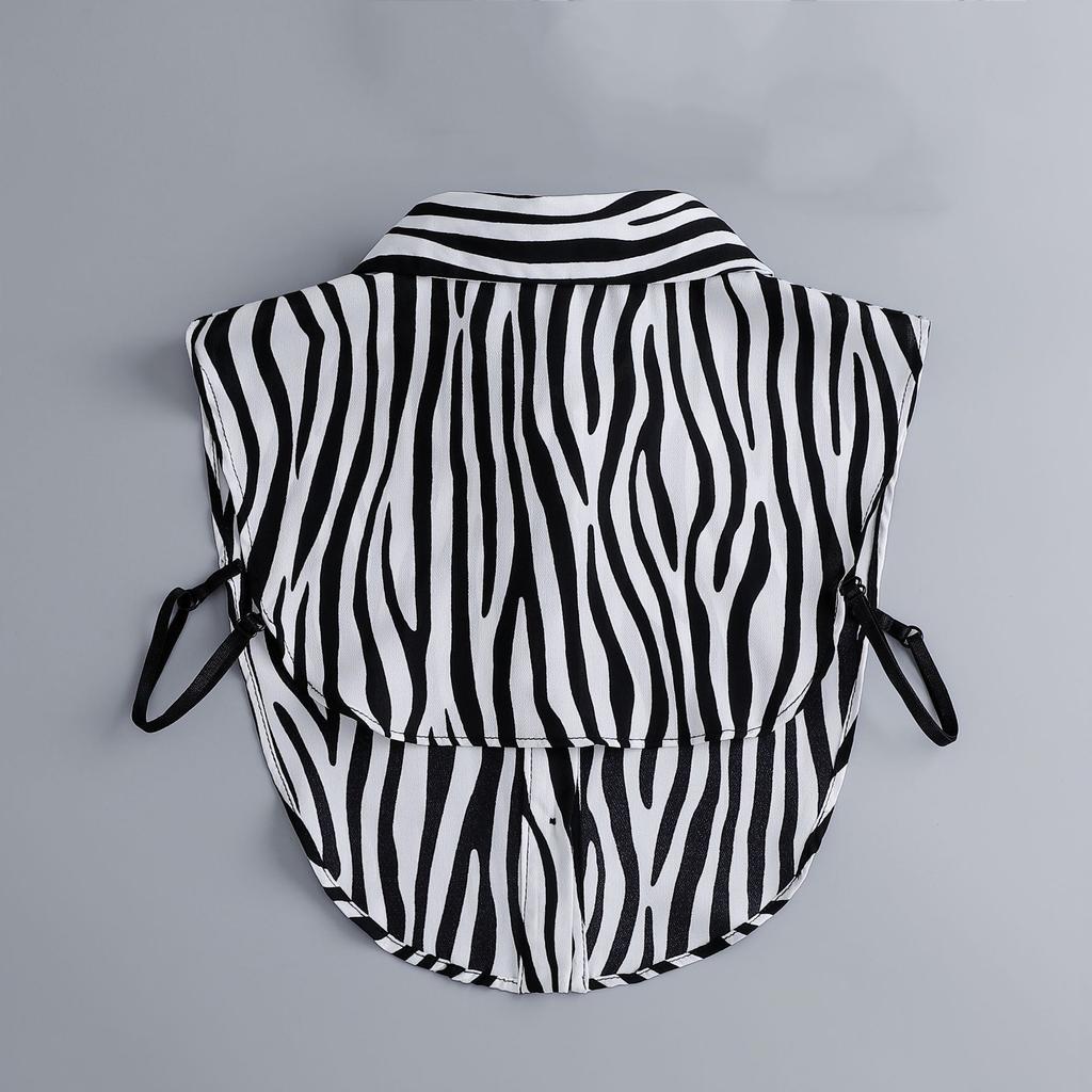 Vintage Women Shirt False Collar Lapel Shirt Detachable Collar Female Removable Button Down Fake Collar Sweater Suit Decor