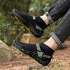 Fashion Men Hiking Shoes Mountain Desert Climbing Shoes High Quality Sneakers Platform Outdoor High Top Shoes Breathable Trekking Boots