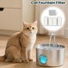 Katzenbrunnen Filter Ersatzset mit 4 Schwamm Katzenbrunnen Filterersatz für Haustier Trinkspender Zuhause