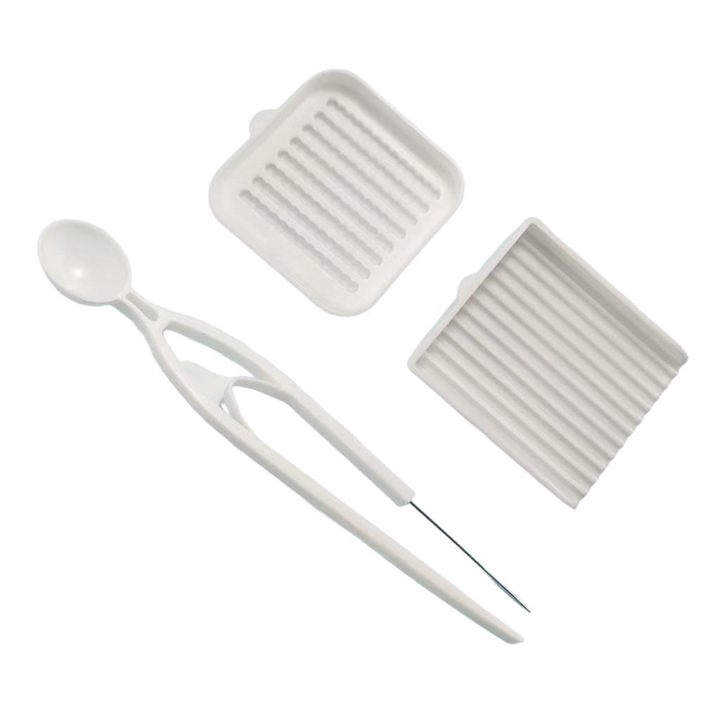 

Stainless Steel Fuse Bead Single Needle Tweezer 2.6mm Fuse Beads Bead Scoop Handmade Beads Toy White-3Pcs/Set