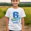 Personalised Dinosaur 6th Birthday Kids T-Shirt Name Gift Boys Girls Top #TA-195