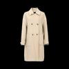 TaTu Women's Winter Lapel Wool Blend Mid-Length Coat