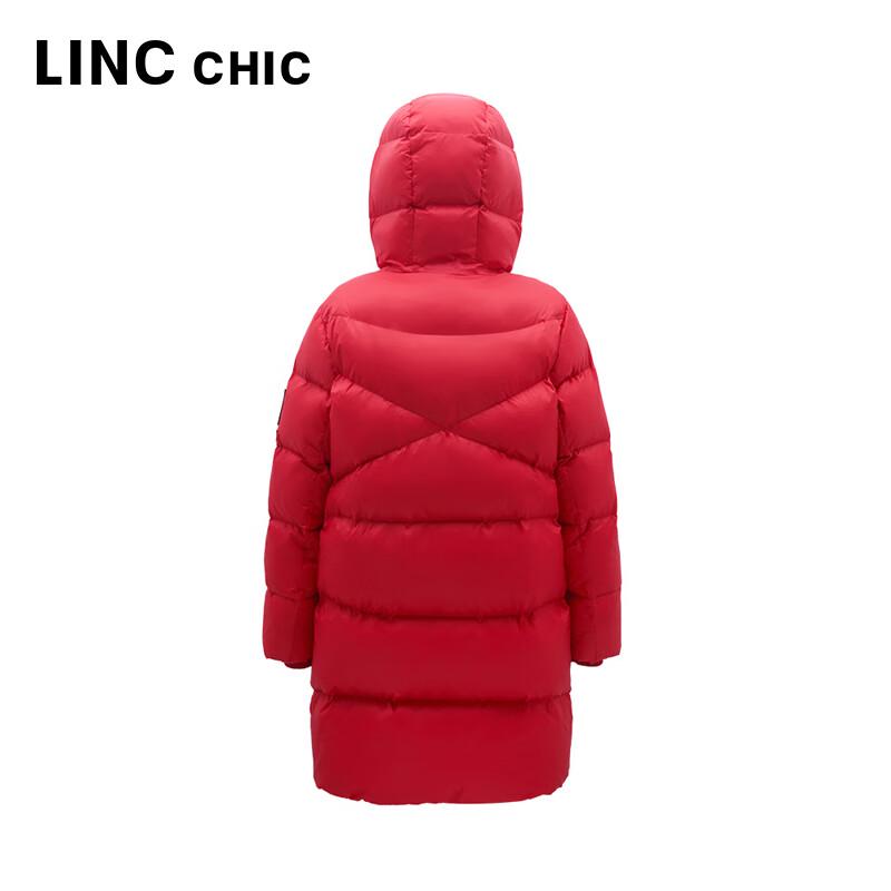 Jinyujie Women's Mid-Length Thickened Hooded Puffer Down Jacket Y23606272