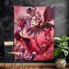 Hazbin HHotels tapestry Angel Dust Alastor Bohemian tapestry Bohemian wall decoration Mandala cheap hippie wall decoration
