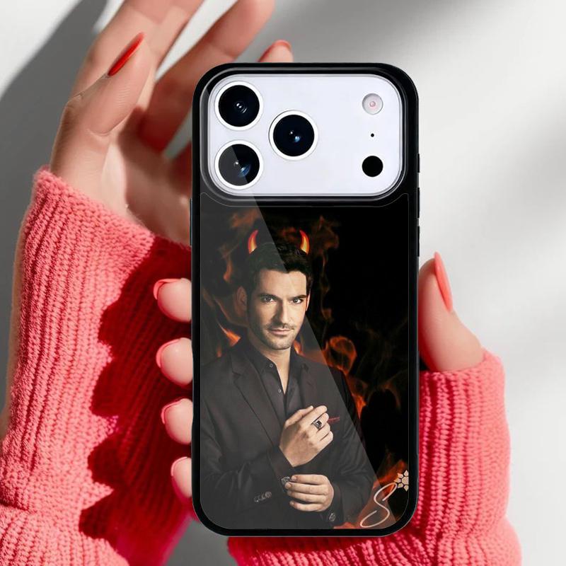 American TV Lucifer Phone Case for iPhone 17 16 15 14 13 Pro Max Back Cover for 12 11 Pro Coque