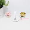 Seasonal Small Flowers, 12 Months of the Year Buddhist Flower Set, Incense Burner, Mini Bell, Sakura Bell Stand, Rose Quartz Bell, Pet Memorial, Cute