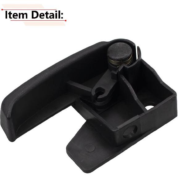 RLB-HILON Hood Release Handle Compatible With Chevy Silverado 1500 2500 3500 Suburban Tahoe GMC Sierra Yukon, For 15741109, Hood Latch Release Handle