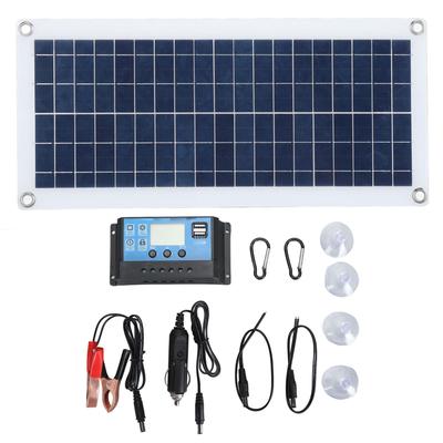 15W USB solární panelová sada Vysoce účinný stejnosměrný polysilikónový solární panel s 60A regulátorem pro telefon
