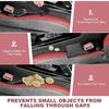 Seat Gap Filler Universal Fit Car SUV To Fill The Gaps Between Seat and Console Blocker Stopper Pack of 2 Black