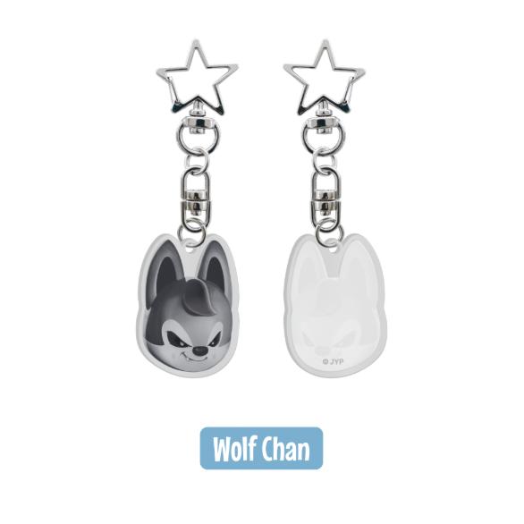 Предзаказ SKZOO Every Where All Around the World в СЕУЛЕ Злой Акриловый Брелок Wolf Chan