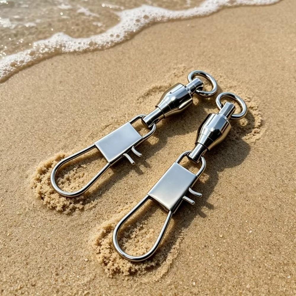 Rolling Swivel Fish Snap Swivels Stainless Steel Fishing Connector  Fishing Lures
