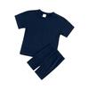 Kid Patriotic Outfit - Short Sleeve & Shorts 2-Piece Set For Girl