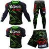 Men's Quick-Dry Fitness Compression Suit: 4-Piece Set for Running and Outdoor Activities