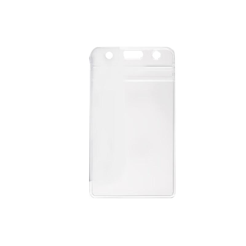 Deli PVC Vertical ID Card Holders (100 Pcs)