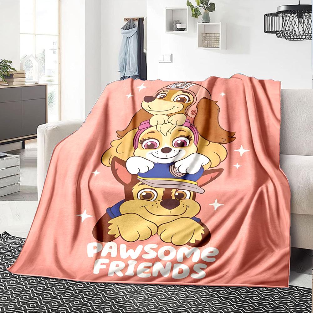 1pc Paw Paw29 Blanket, Gift, for Men and Women, Soft Blanket, Good for Sofa Bed Couch Travel, Lightweight Flannel Blanket